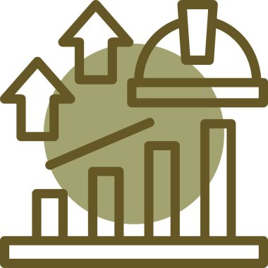 Emlak simgesi, vektör illüstrasyonu