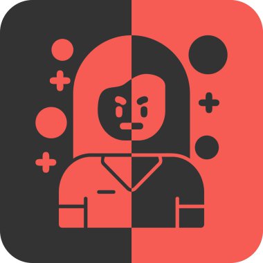 Avatar man simgesi, vektör illüstrasyonu