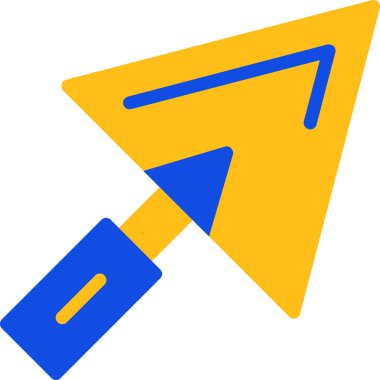 Yön yönü ok simgesi düz biçimli