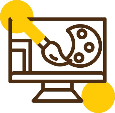 Seo simgesinin vektör illüstrasyonu