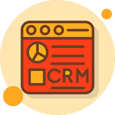 iş yönetimi düz vektör simgesi