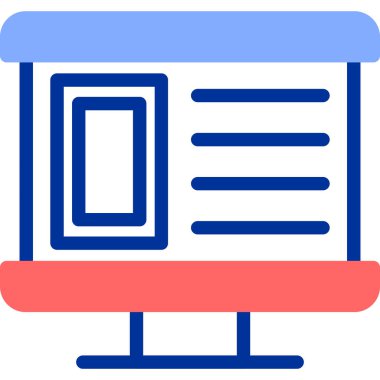 seo modern simgesinin vektör illüstrasyonu