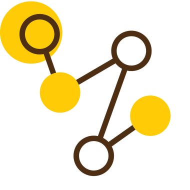 ağ bağlantısı vektör çizgisi simgesi