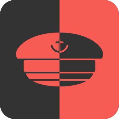 Bir gemi simgesinin vektör çizimi