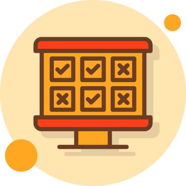 Tahta. Web simgesi basit illüstrasyon