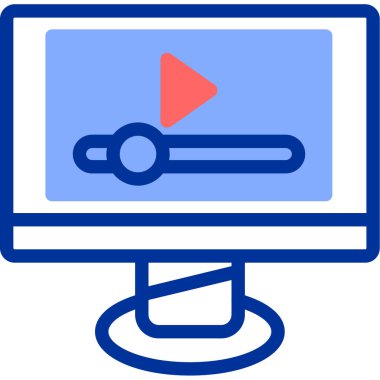 Bilgisayar anahtarı. Web simgesi basit illüstrasyon