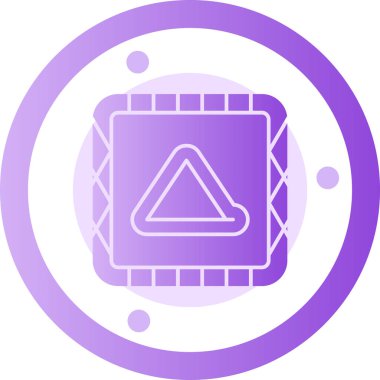 Güvenli bir simgenin vektör illüstrasyonu