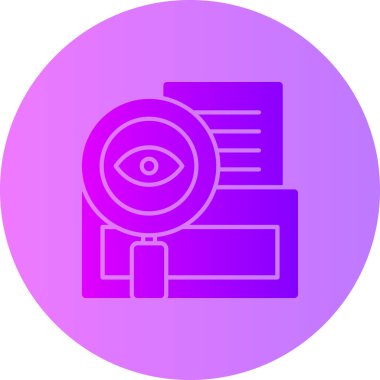 Göz simgesinin vektör illüstrasyonu