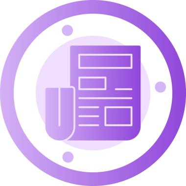 seo modern simgesinin vektör illüstrasyonu