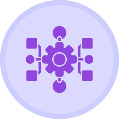 Bir dişli simgesini vektör çizim