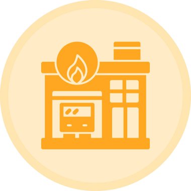 Gaz. Web simgesi basit illüstrasyon