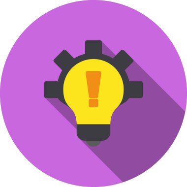 ampul simgesi, vektör illüstrasyonu