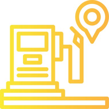 Harita konumu. Basit illüstrasyon