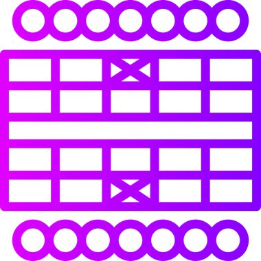 ızgara vektör çizgisi renk simgesi