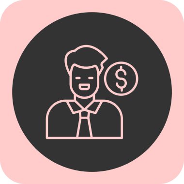 Dolar simgesi soyut bir grupta izole edildi