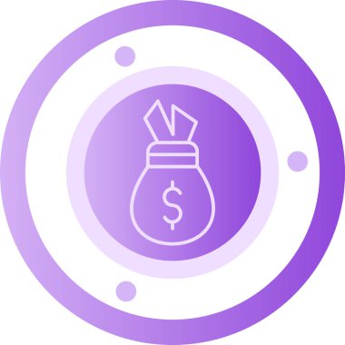 Dolar Simgesi Moda Biçiminde İzole Arkaplan