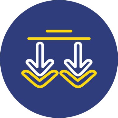 Oklar. Web simgesi vektör illüstrasyonu