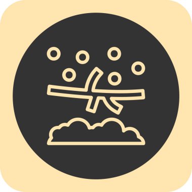 Bir düzlem simgesinin vektör çizimi