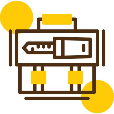 Bir araba simgesinin vektör illüstrasyonu