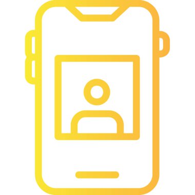 Telefon simgesi vektör illüstrasyonu