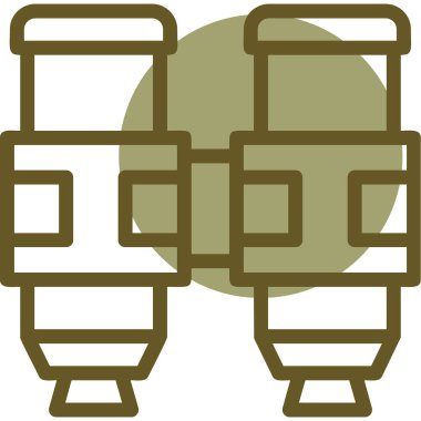 Modern bir simgenin vektör illüstrasyonu