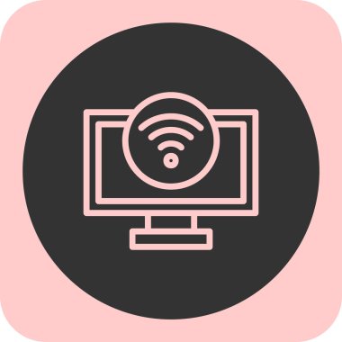 wifi simgesi vektör illüstrasyonu