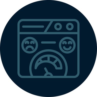 Vektör illüstrasyonu, simge ögesi biçimi