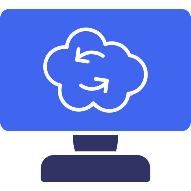 Bulut hesaplama. Web simgesi