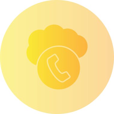 bulut vektörü simgesi modern basit tasarım