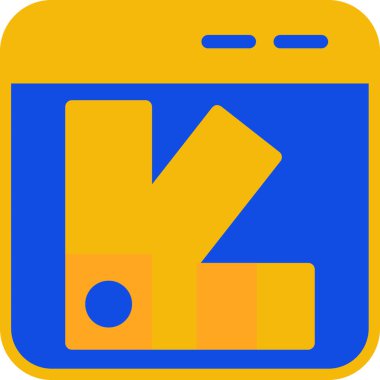 Kamera. Web simgesi basit illüstrasyon