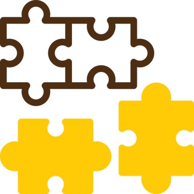 Bulmaca simgesi vektör çizimi