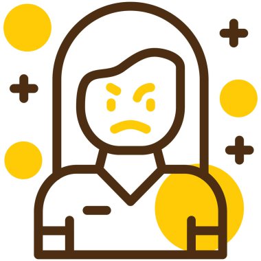 Avatar simgesi, vektör illüstrasyonu