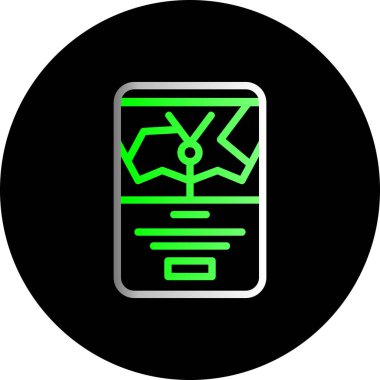 Uygulama modern simgesinin vektör illüstrasyonu