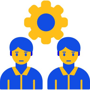 insanlar simgesi, vektör illüstrasyon tasarımı