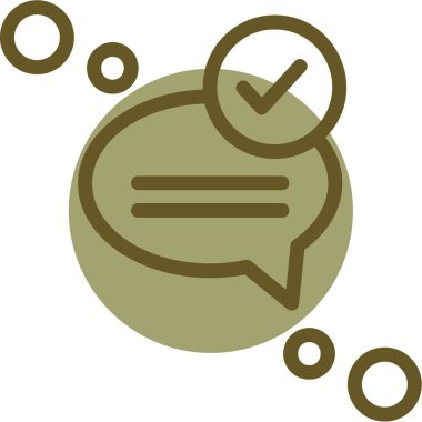 Konuş. Web simgesi basit illüstrasyon