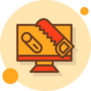 Tıbbi bir simgenin vektör illüstrasyonu