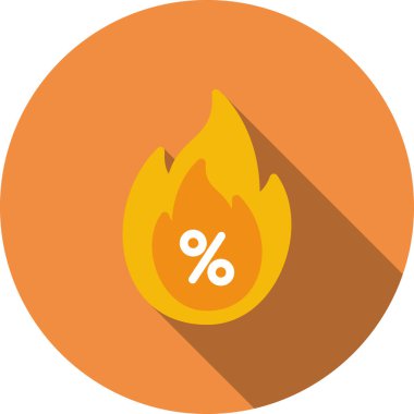 vektör ateş simgesi illüstrasyonu