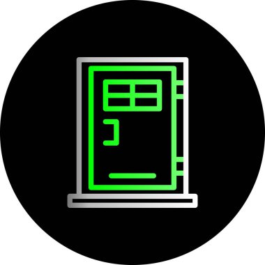 Belge simgesinin vektör illüstrasyonu