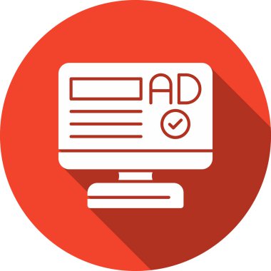 reklamcılık reklam simgesi düz stil