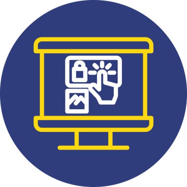 seo modern simgesinin vektör illüstrasyonu