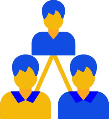 iş yönetimi simgesi, vektör illüstrasyonu