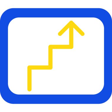 Yukarı Oklu Vektör Simgesi