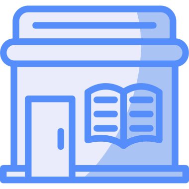 Kitap. Web simgesi basit illüstrasyon