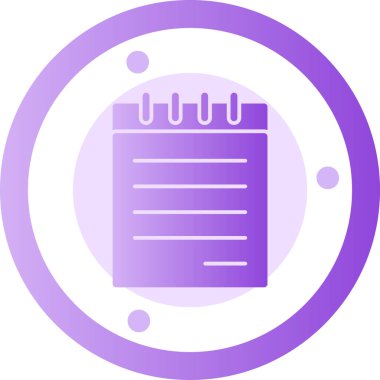 Bir saat simgesinin vektör illüstrasyonu