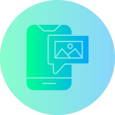 Modern kamera simgesinin vektör illüstrasyonu