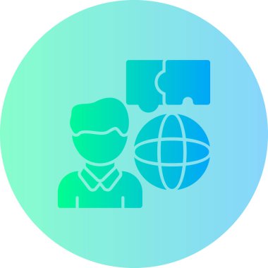 Kolayca düzenleyebilen veya düzenleyebilen genel iş vektörü simgesi