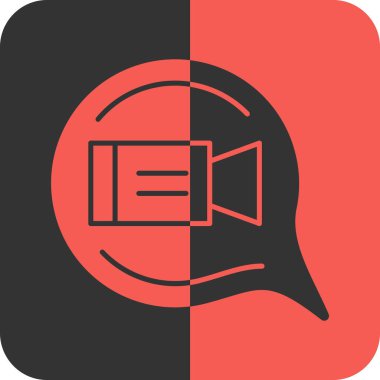 Tek bir izole simgenin vektör illüstrasyonu