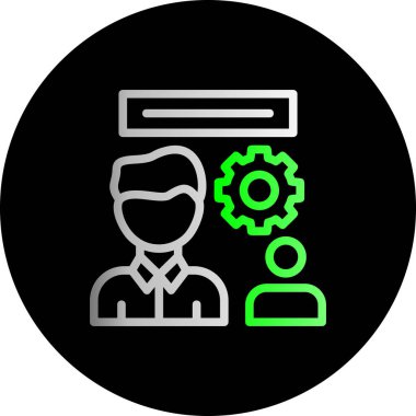 iş simgesi vektör illüstrasyonu