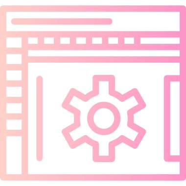 seo optimizasyon web simgesi vektör çizimi