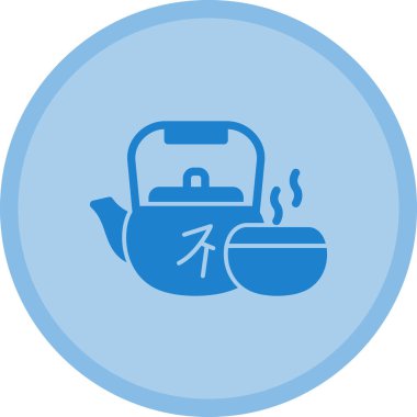 çay fincanı ikonu vektör illüstrasyonu